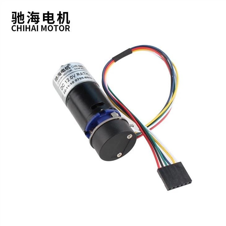 1PPR 11PPR 13PPR 25MM High Speed Geared 370 Encoder Motor